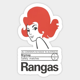 Rangas Matches Sticker